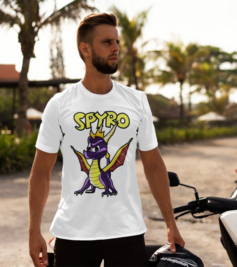 SPYRO The Dragon Hero With Crown And Wings T-Shirt