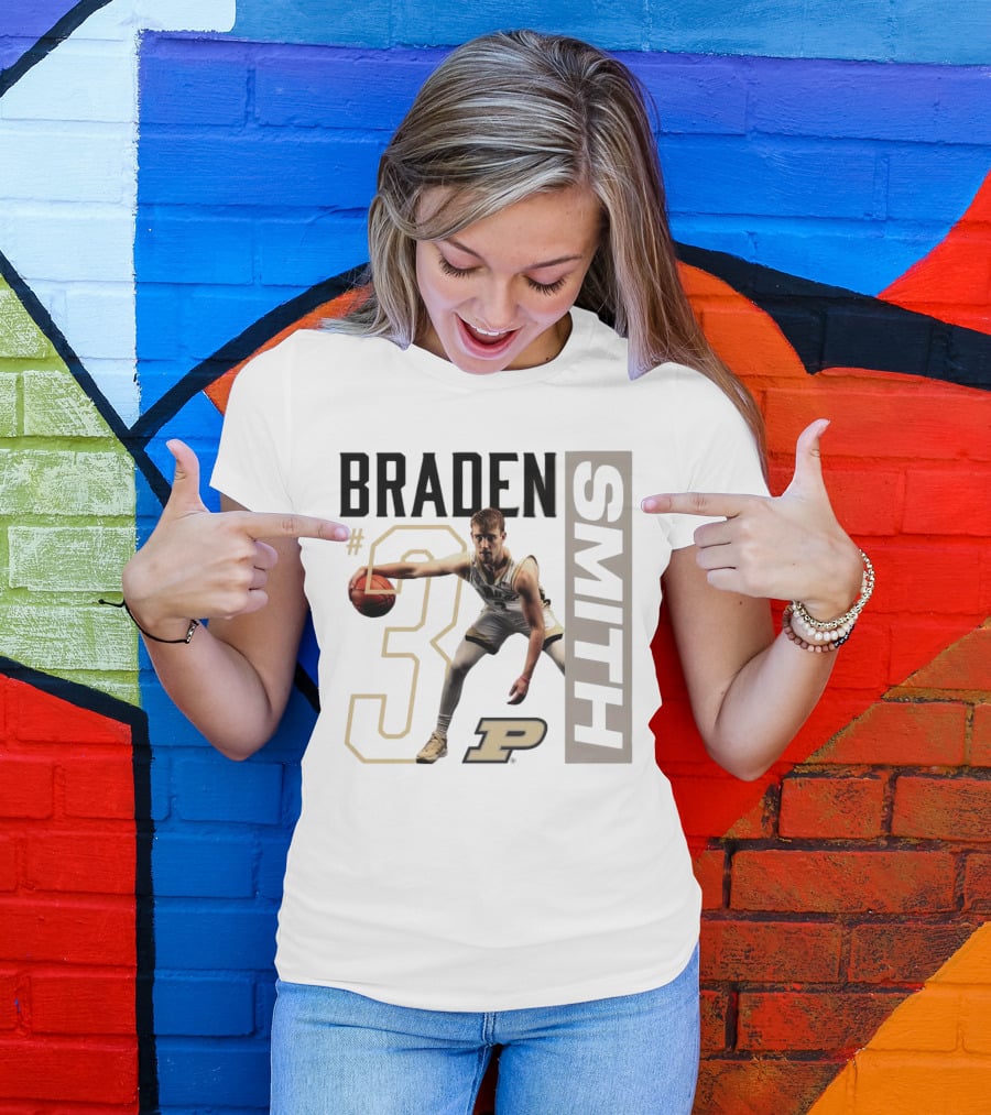 Braden Smith #3 Purdue Basketball P T-Shirt