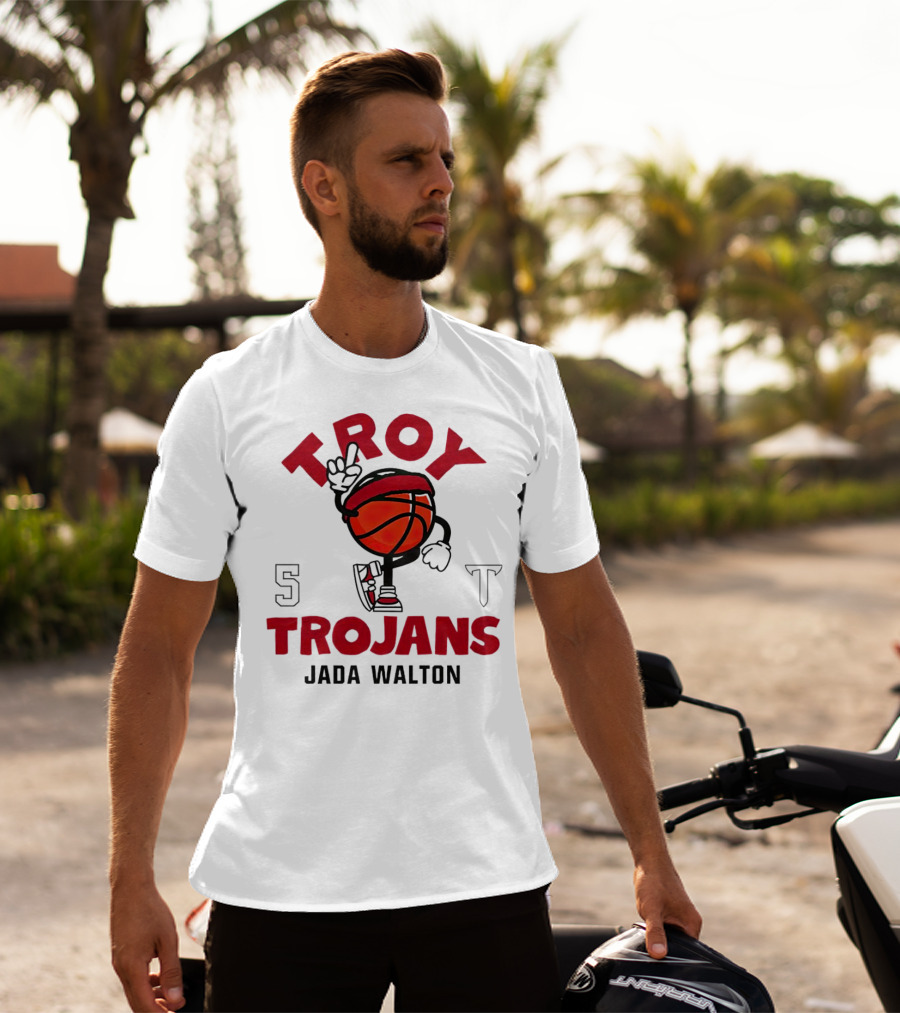 Troy Trojans Basketball Jada Walton NCAA Women's Basketball T-Shirt