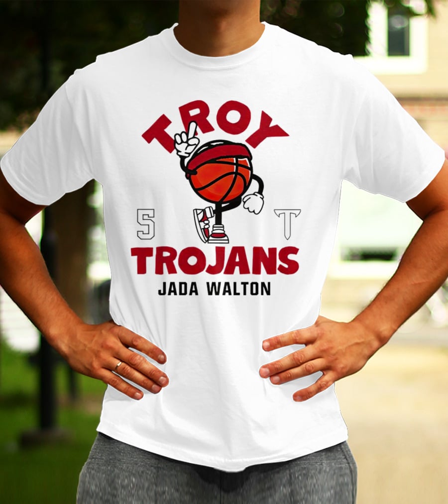 Troy Trojans Basketball Jada Walton NCAA Women's Basketball T-Shirt