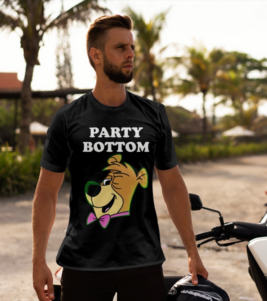 Party Bottom Yogi Bear Retro Bow Tie T-Shirt