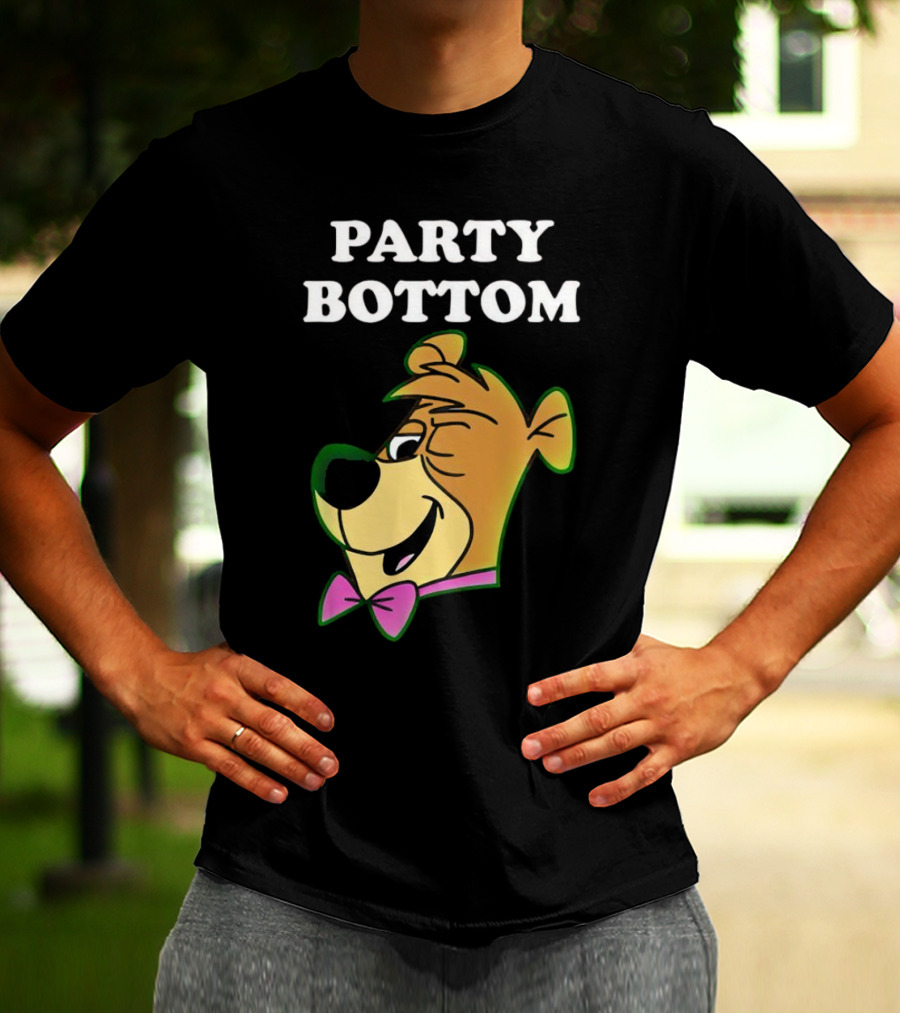 Party Bottom Yogi Bear Retro Bow Tie T-Shirt