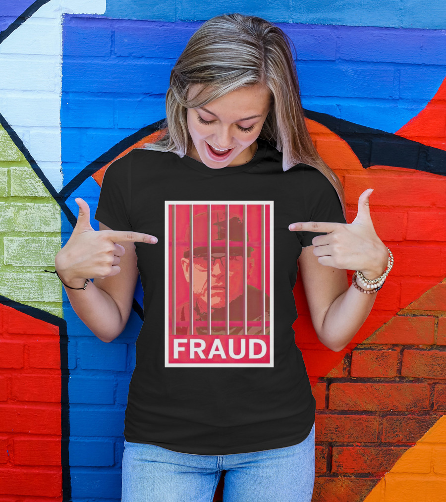 Jim Harbaugh Behind Bars Fraud T-Shirt