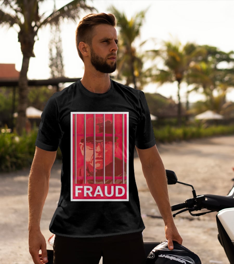 Jim Harbaugh Behind Bars Fraud T-Shirt