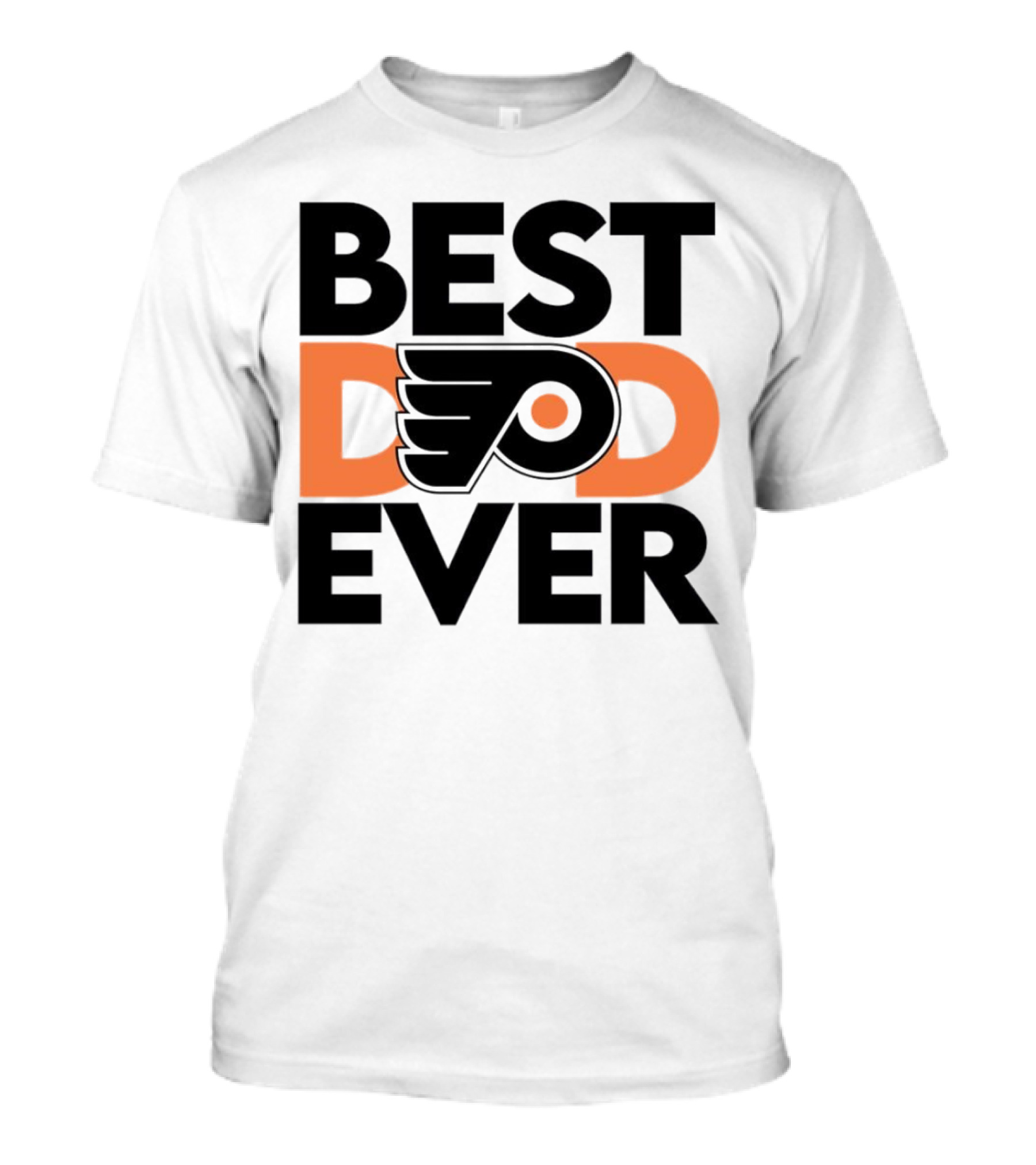 Philadelphia Flyers Logo Best Dad Ever NHL T-Shirt
