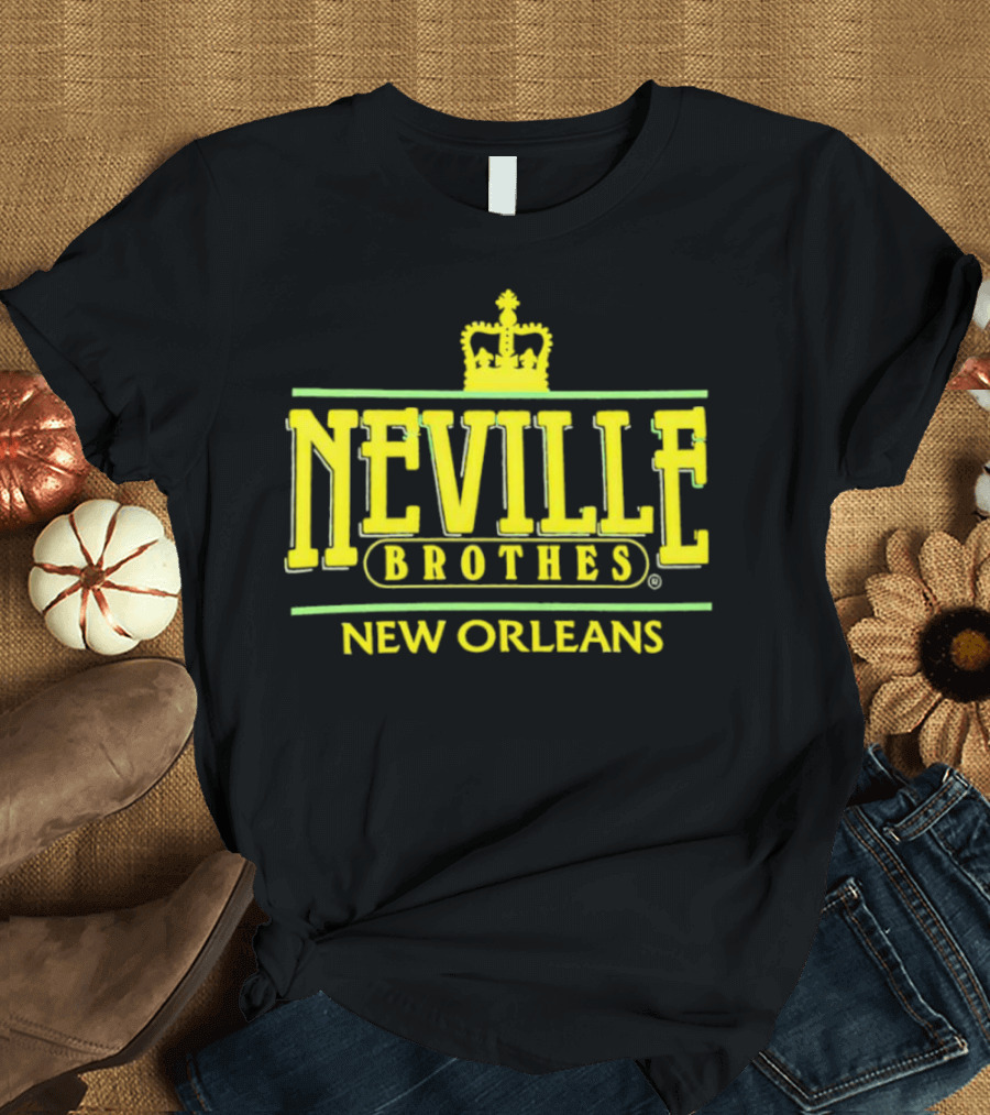 Neville Brothers Crown Logo New Orleans T-Shirt