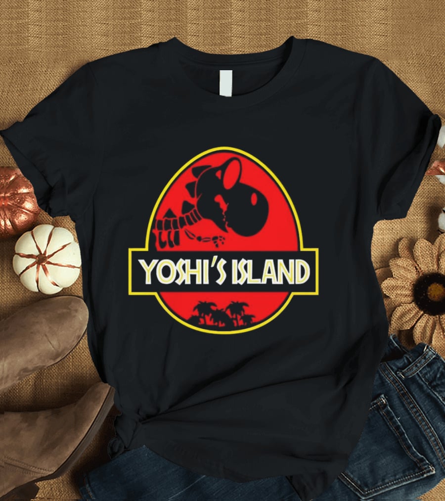 Jurassic Park Yoshi’s Island Logo Crossover T-Shirt