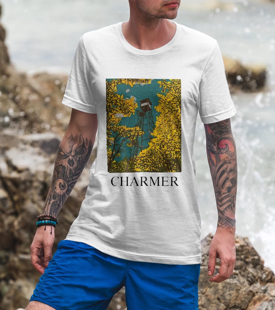Charmer Fire Watch Tower Golden Foliage T-Shirt