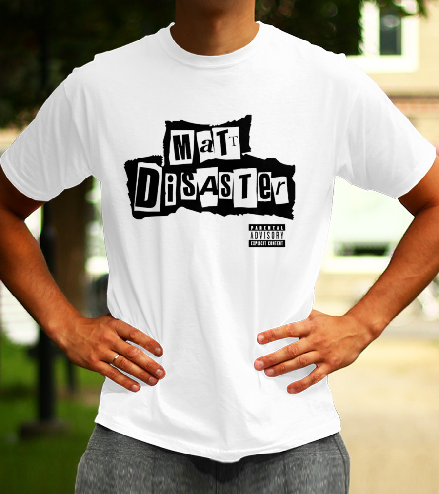 Matt Disaster Explicit Content Mr. Pink T-Shirt