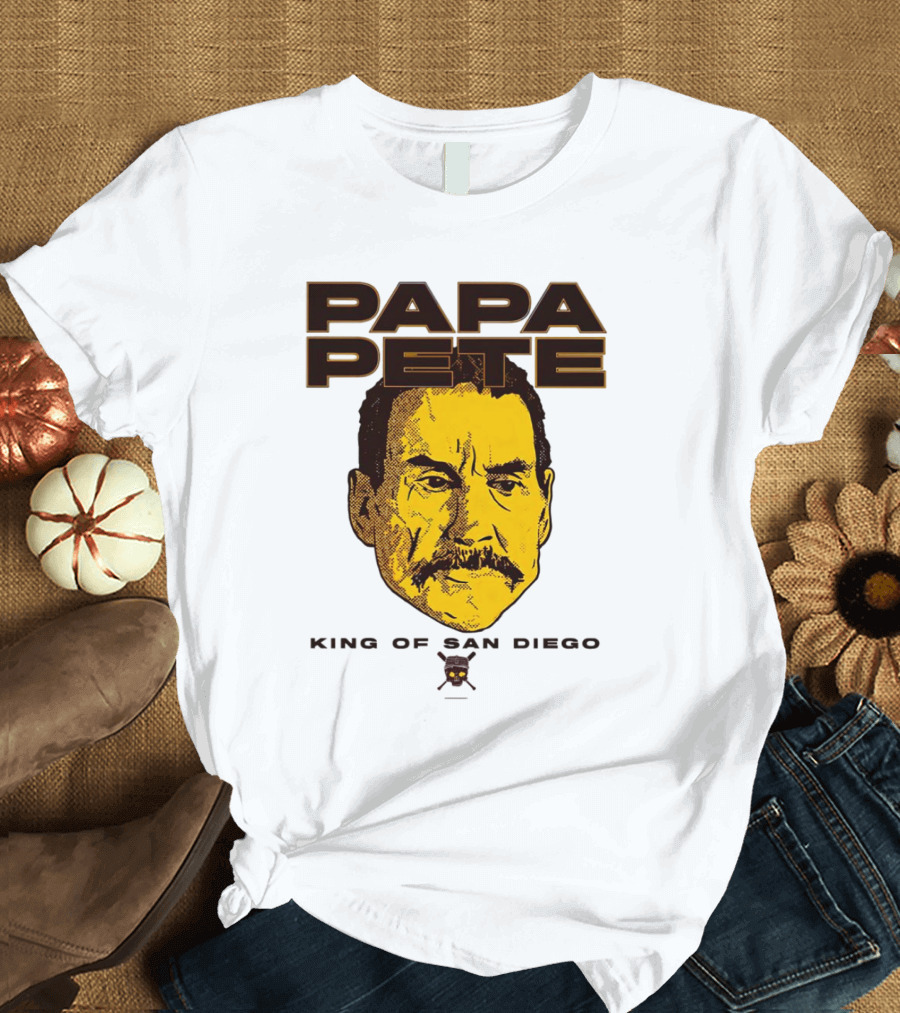 Papa Pete King Of San Diego Iconic Yellow T-Shirt