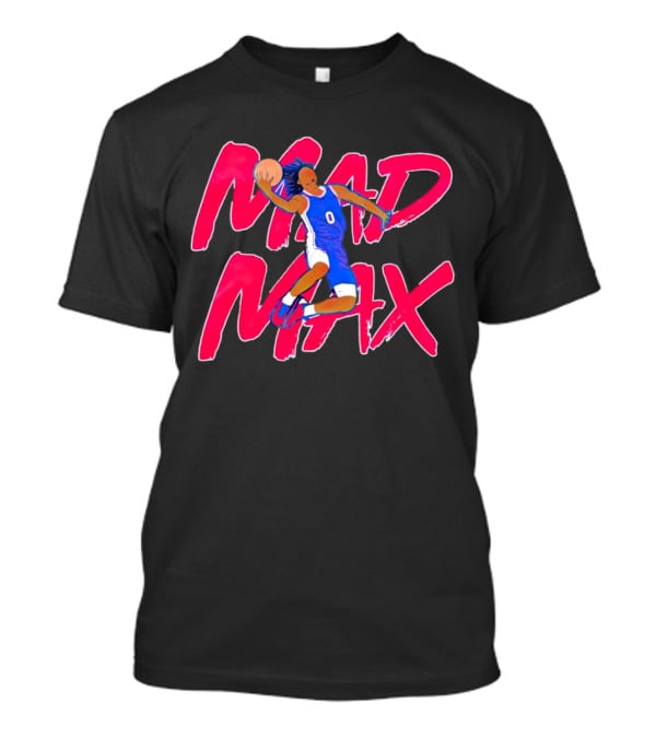 Philadelphia 76ers Tyrese Maxey Mad Max Basketball T-Shirt