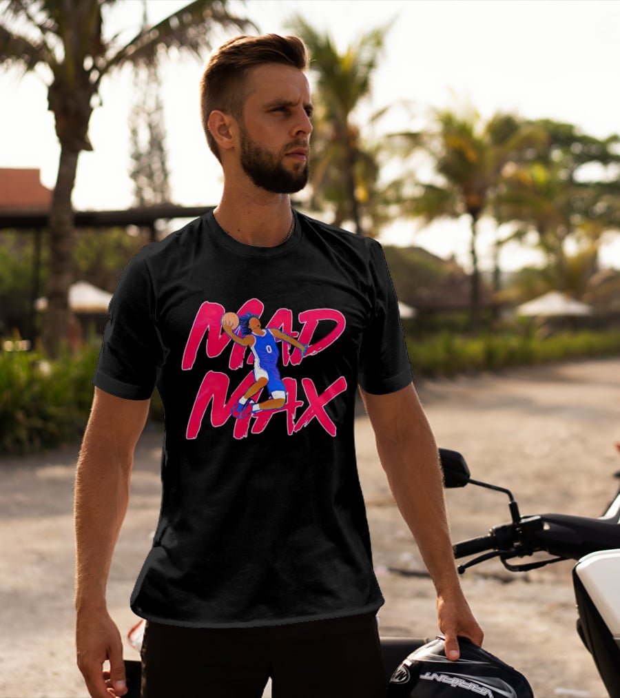 Philadelphia 76ers Tyrese Maxey Mad Max Basketball T-Shirt