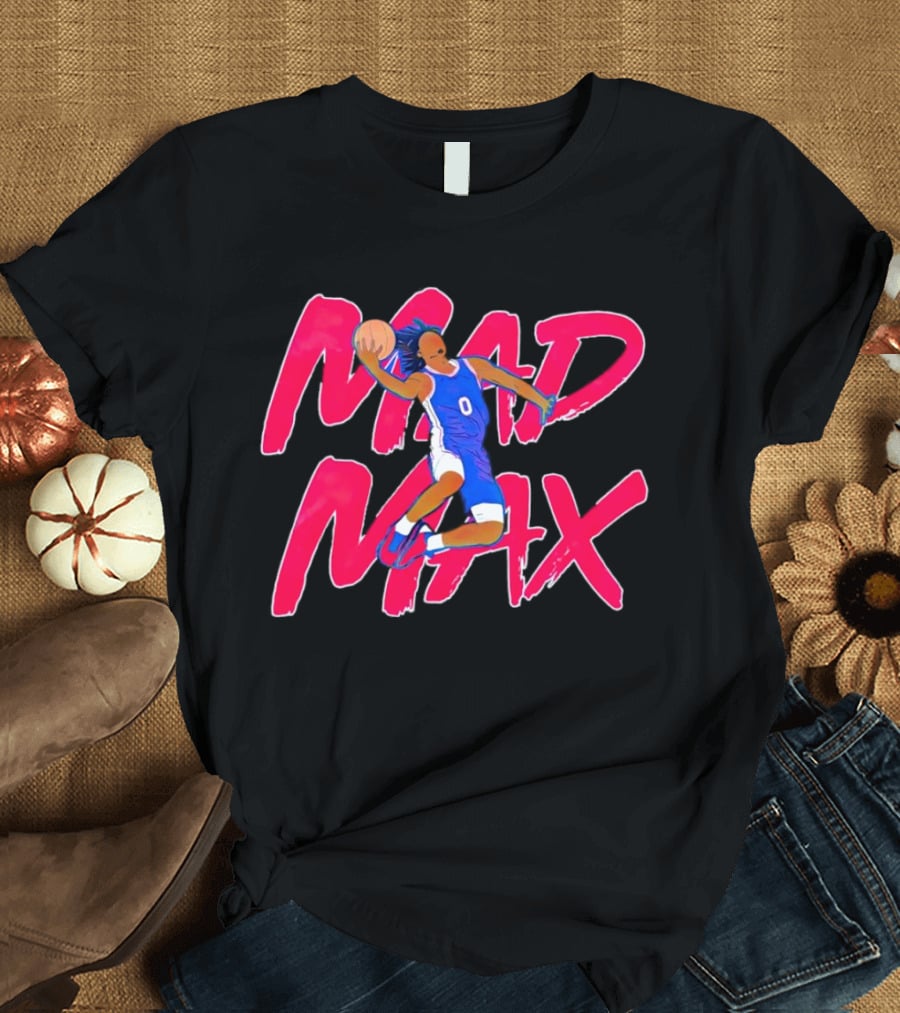 Philadelphia 76ers Tyrese Maxey Mad Max Basketball T-Shirt