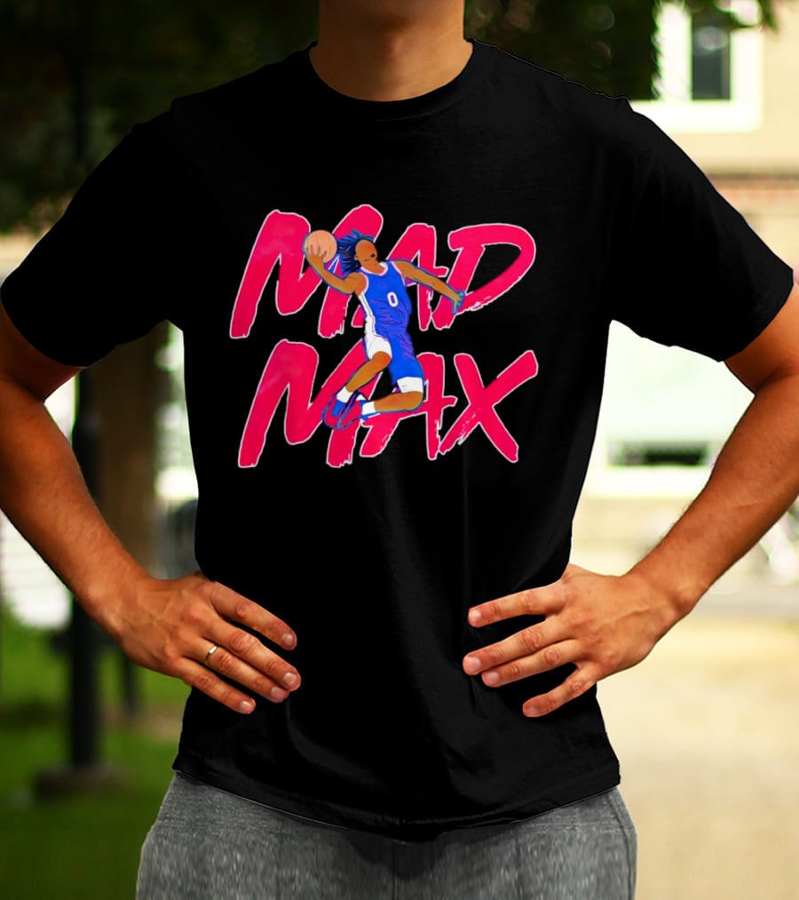Philadelphia 76ers Tyrese Maxey Mad Max Basketball T-Shirt