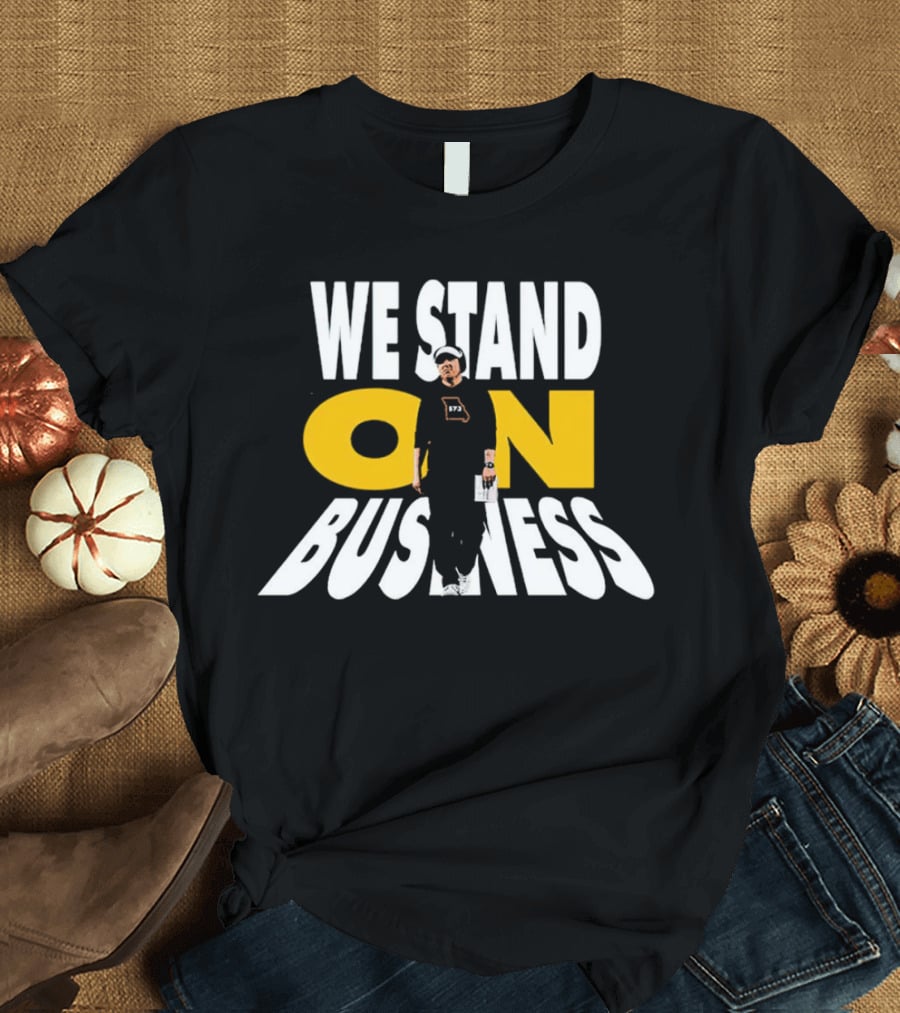 We Stand On Business 673 Brand Apparel Icon With Figure T-Shirt