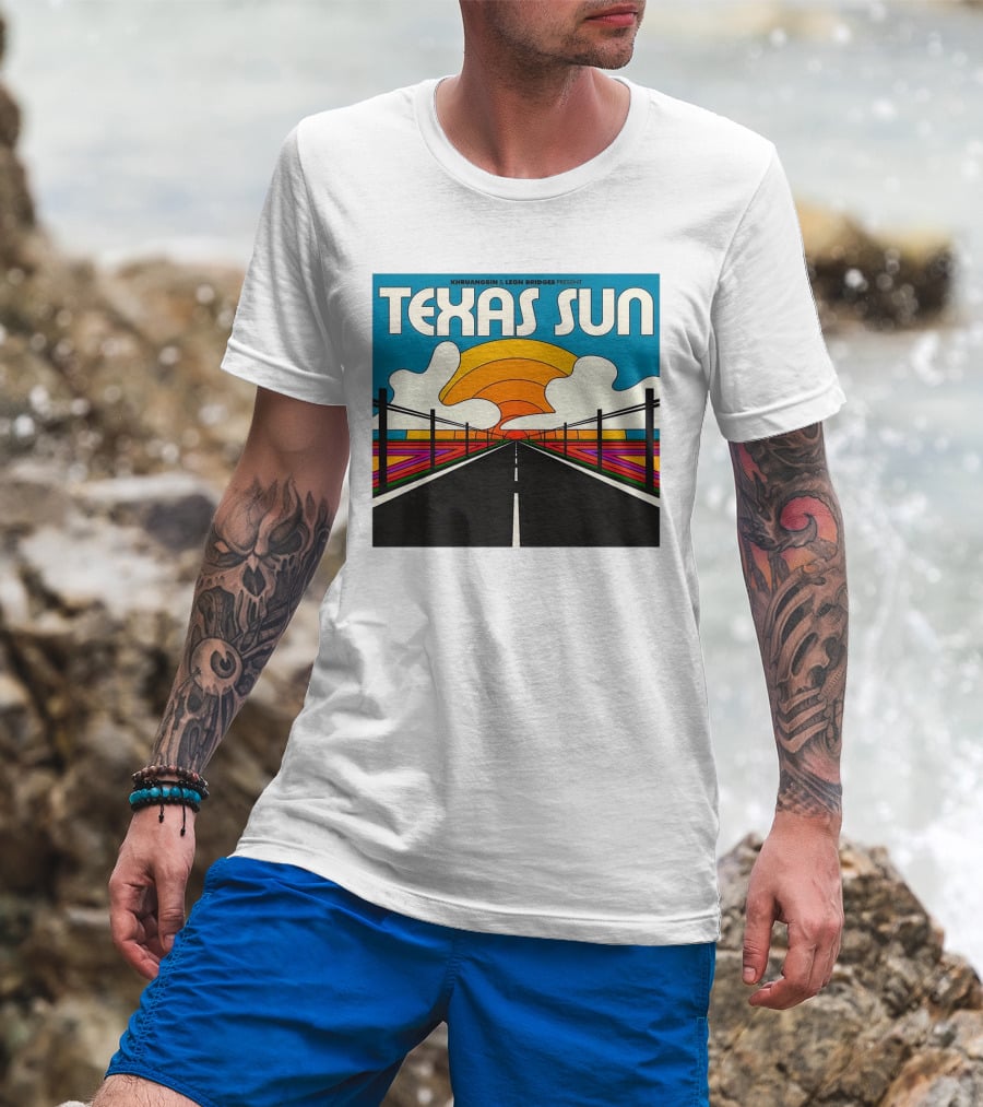 Khruangbin And Leon Bridges Present Texas Sun United State T-Shirt
