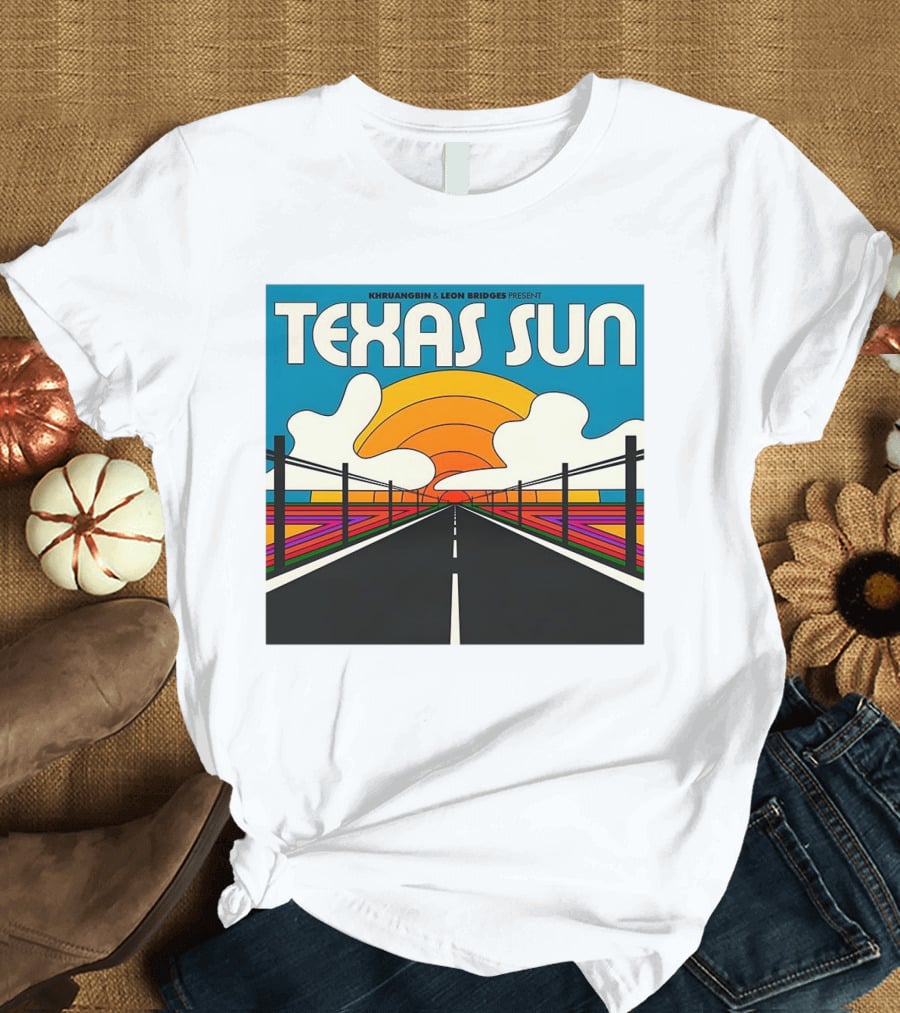 Khruangbin And Leon Bridges Present Texas Sun United State T-Shirt