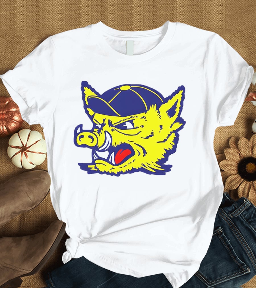 Vamos Javelinas Texas Football Fierce Yellow Mascot T-Shirt