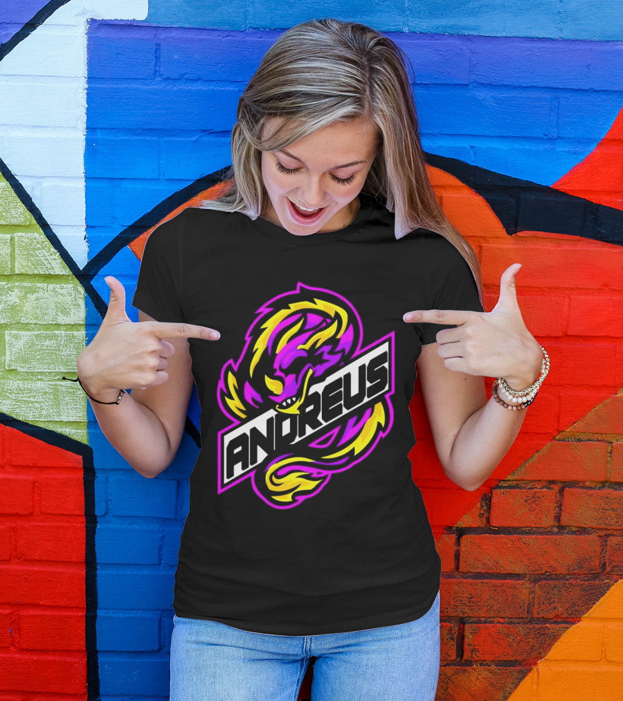 ANDREUS Dragon Logo Aoandreus13 T-Shirt