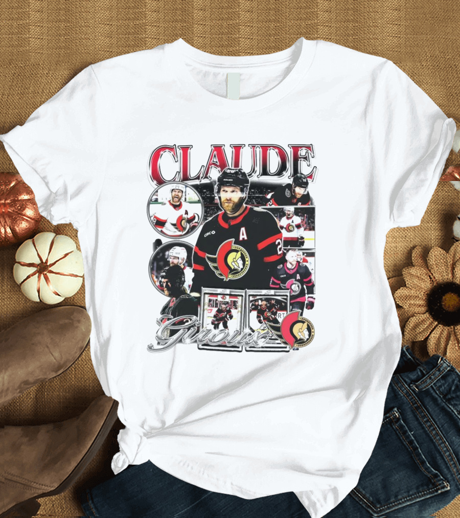 Claude Giroux Ottawa Senators Hockey Player Highlight Montage T-Shirt