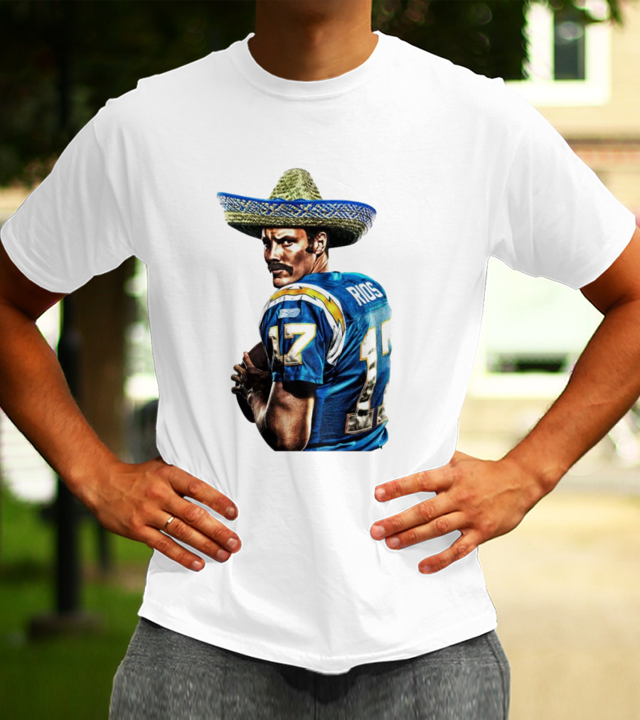 Rios 17 Los Angeles Chargers Sombrero T-Shirt