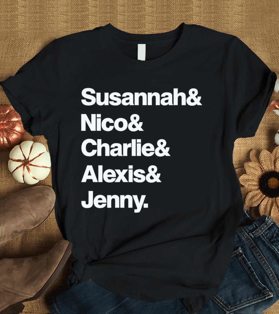 Susannah Nico Charlie Alexis Jenny Ampersand Series T-Shirt