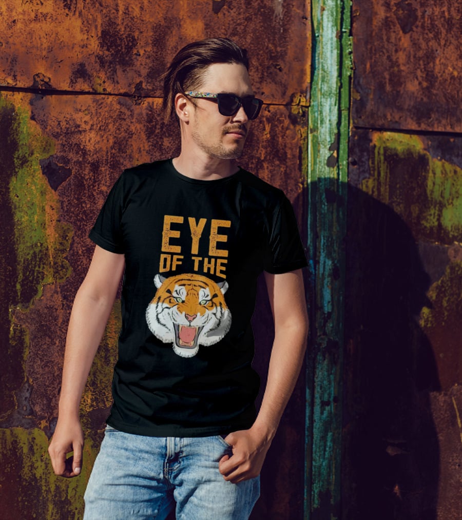 Eye Of The Tiger Fierce Roaring Tiger Face T-Shirt