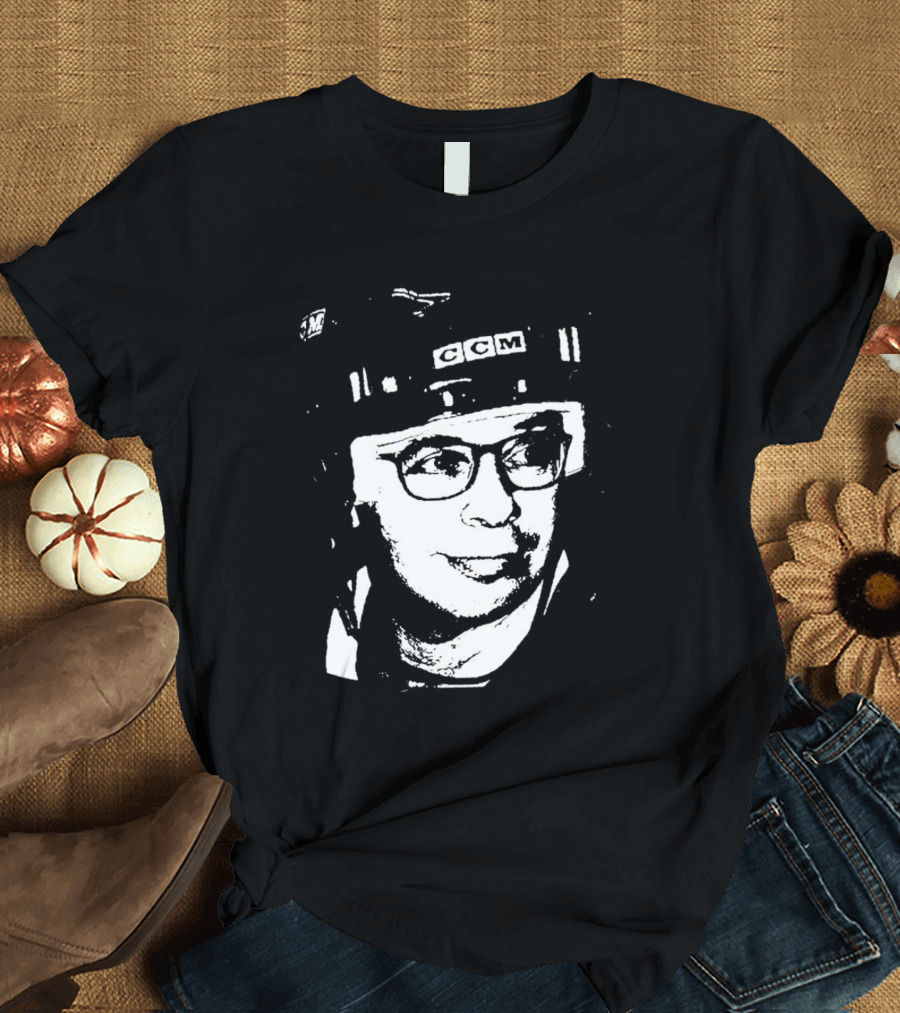 Rick Moranis CCM Hockey Helmet Iconic T-Shirt