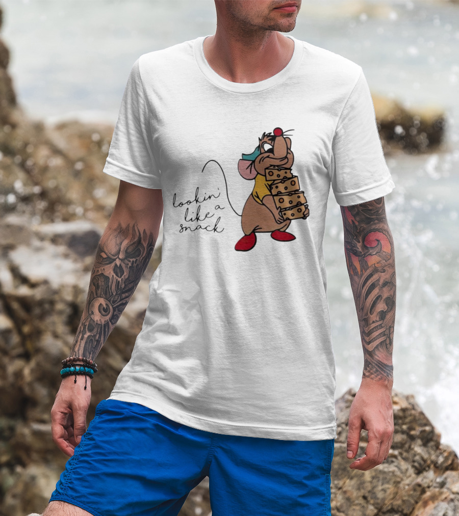 Lookin Like A Snack Jaq And Gus With Cheesy Delight T-Shirt