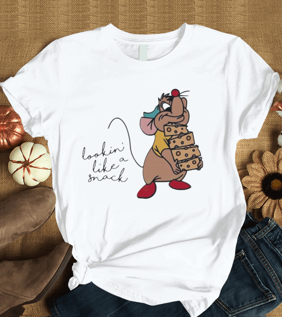 Lookin Like A Snack Jaq And Gus With Cheesy Delight T-Shirt