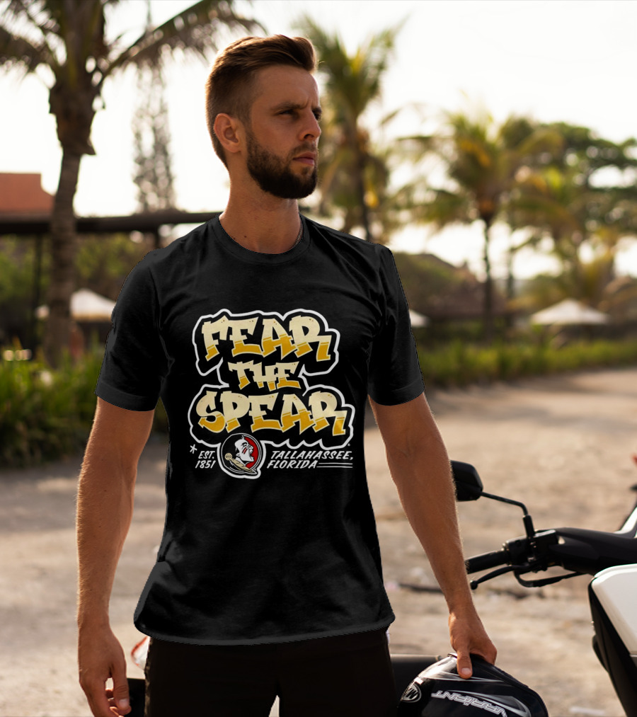 Fear The Spear Tallahassee Florida Est. 1851 T-Shirt