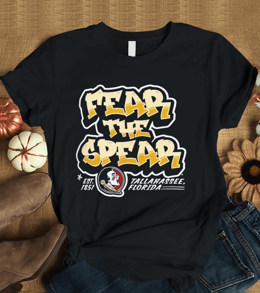 Fear The Spear Tallahassee Florida Est. 1851 T-Shirt