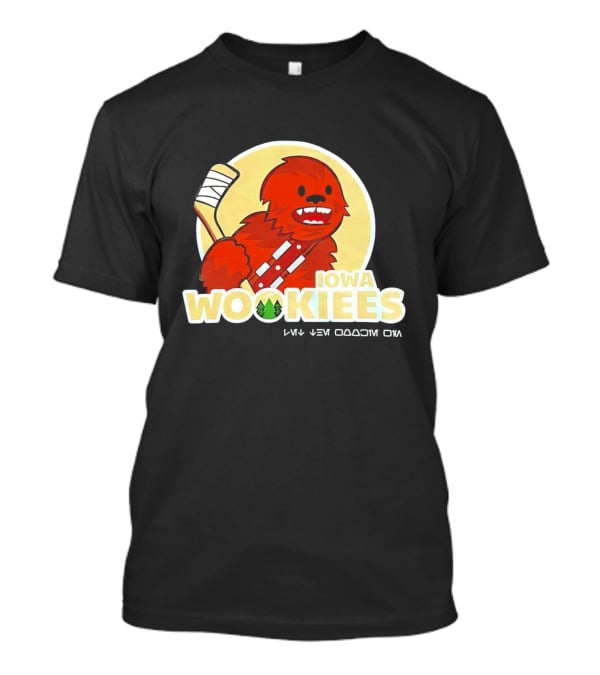 Iowa Wookiees Hockey Team Chewbacca Inspired Sports T-Shirt