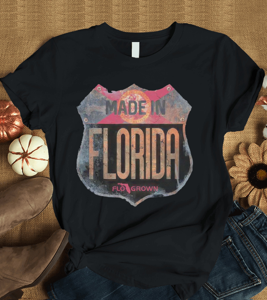 Made In Florida Flo Grown Badge T-Shirt