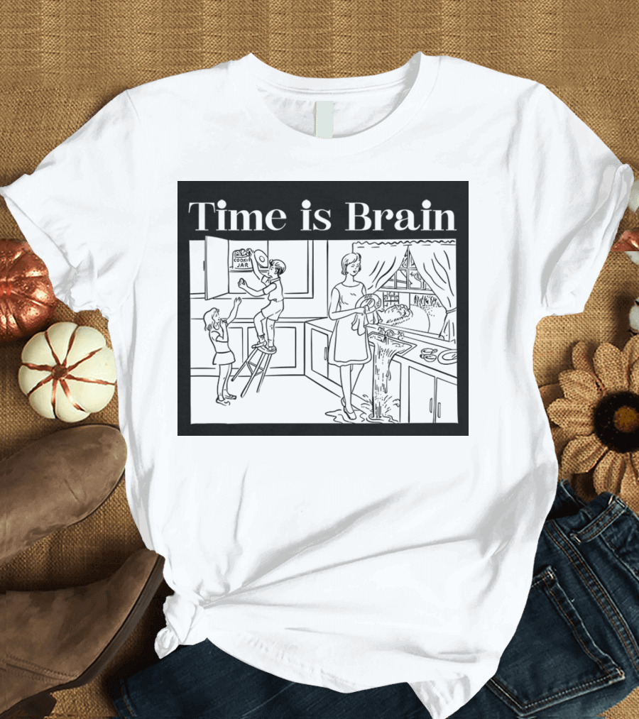 Time Is Brain Kitchen Scene Classic T-Shirt