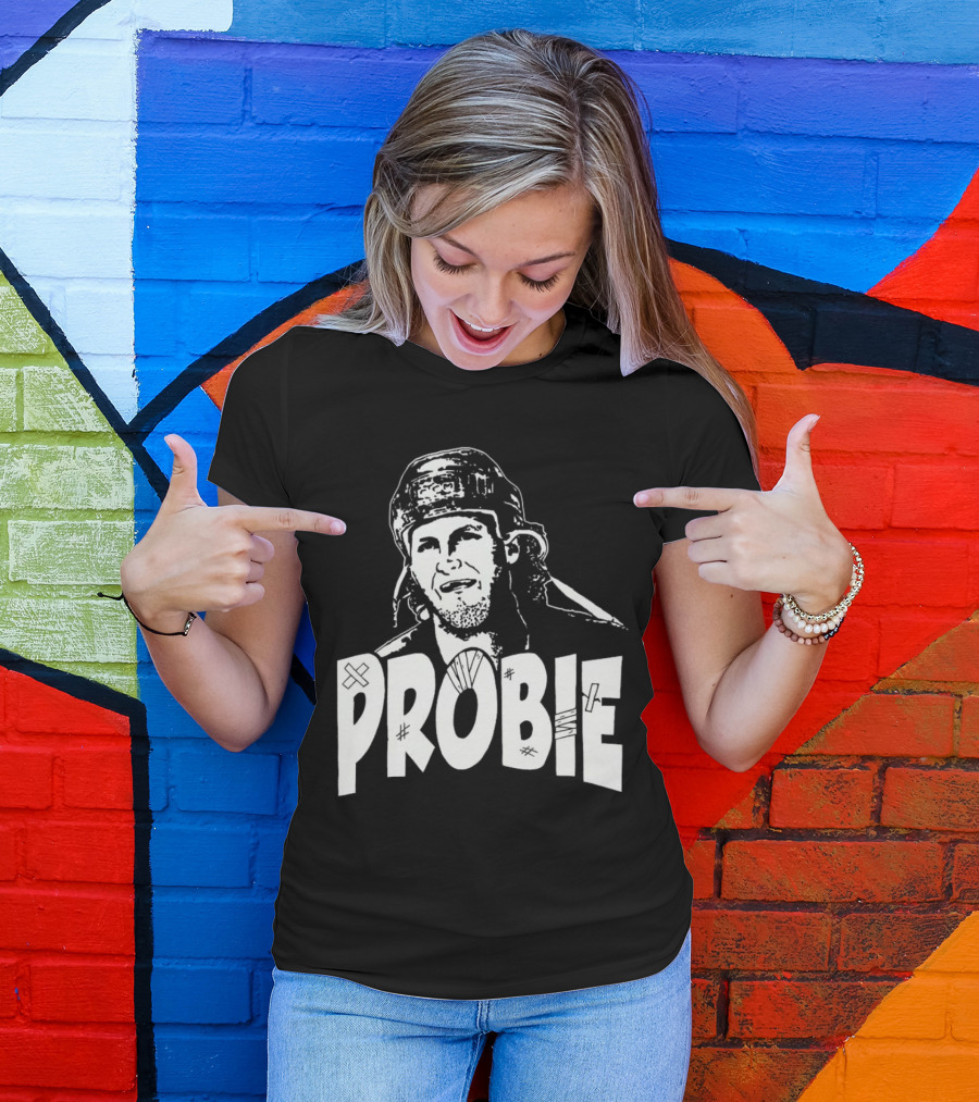 Bob Probert Probie Hockey T-Shirt