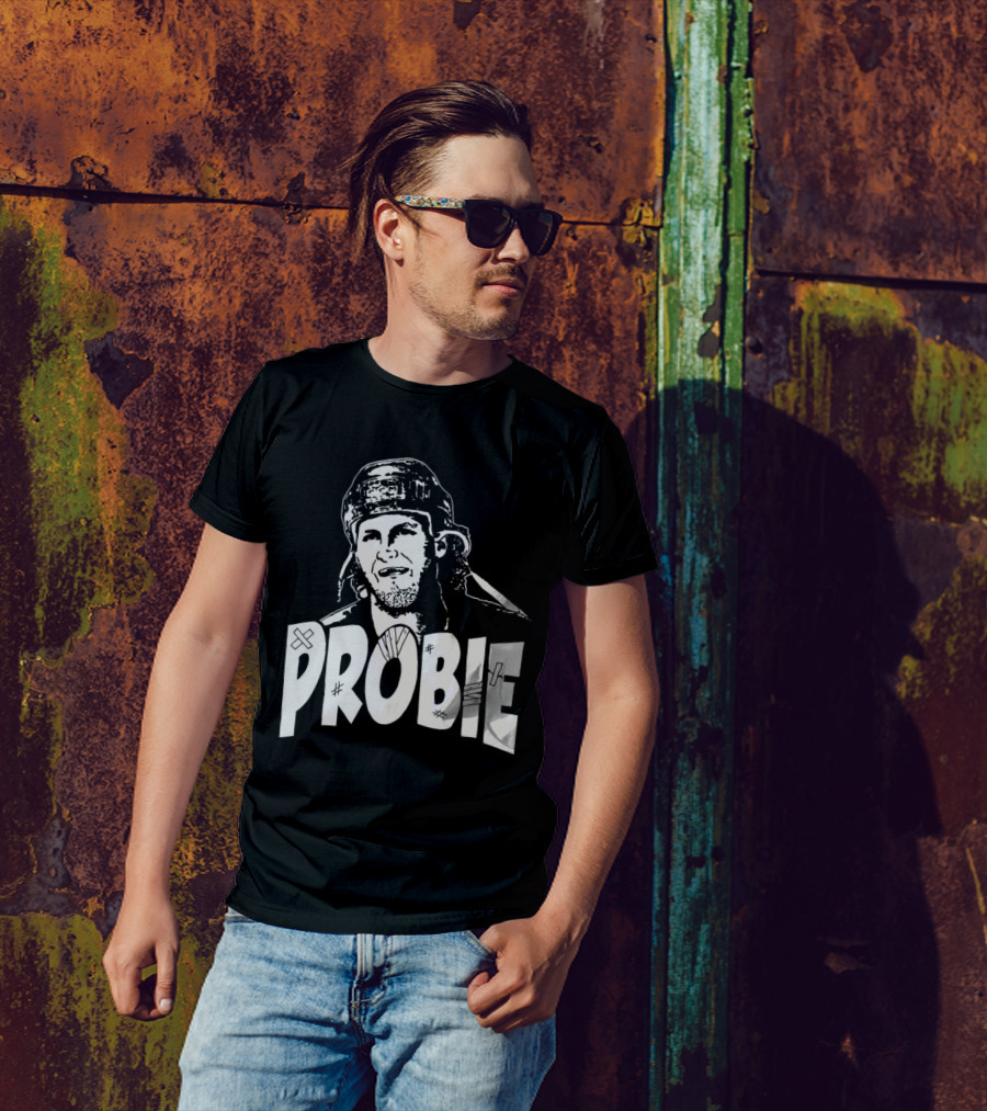 Bob Probert Probie Hockey T-Shirt