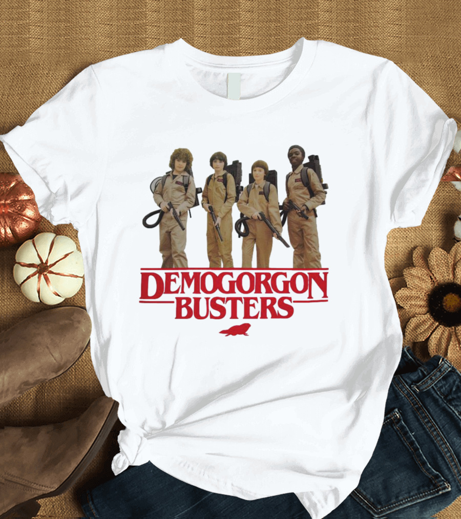 Cleveland Browns Stranger Things Demogorgon Busters Ghostbusters T-Shirt