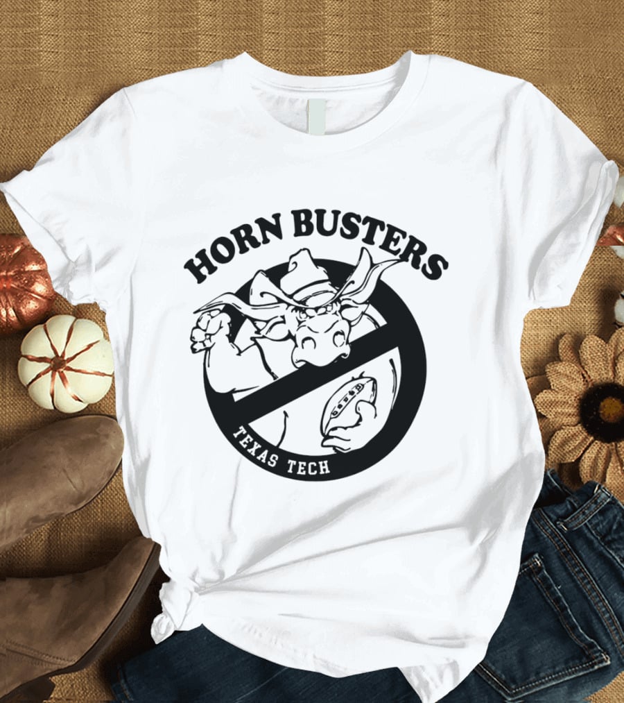 Texas Tech Red Raiders Horn Busters Football Mascot T-Shirt