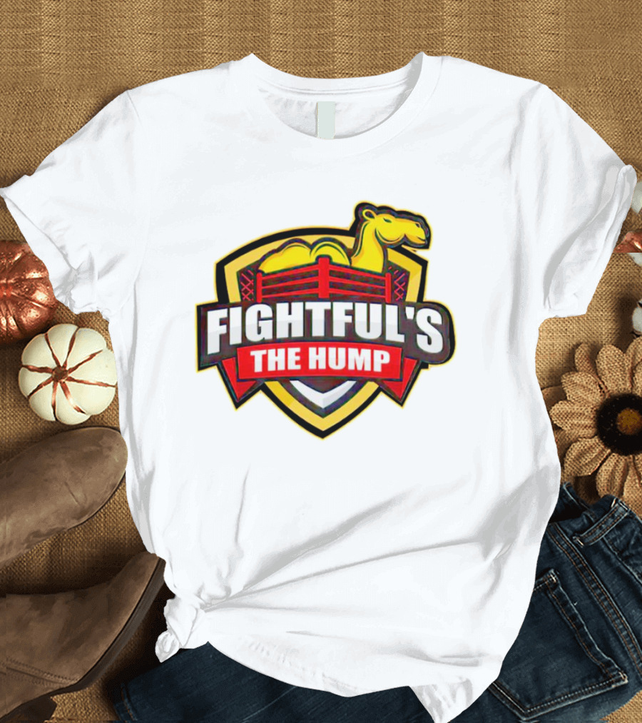 Fightful's The Hump Wrestling Camel Badge T-Shirt