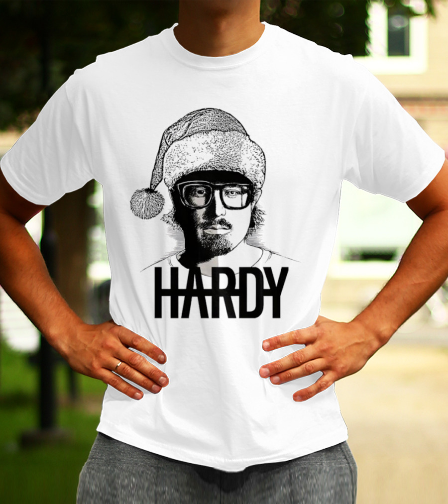 HARDY Santa Hat Christmas T-Shirt