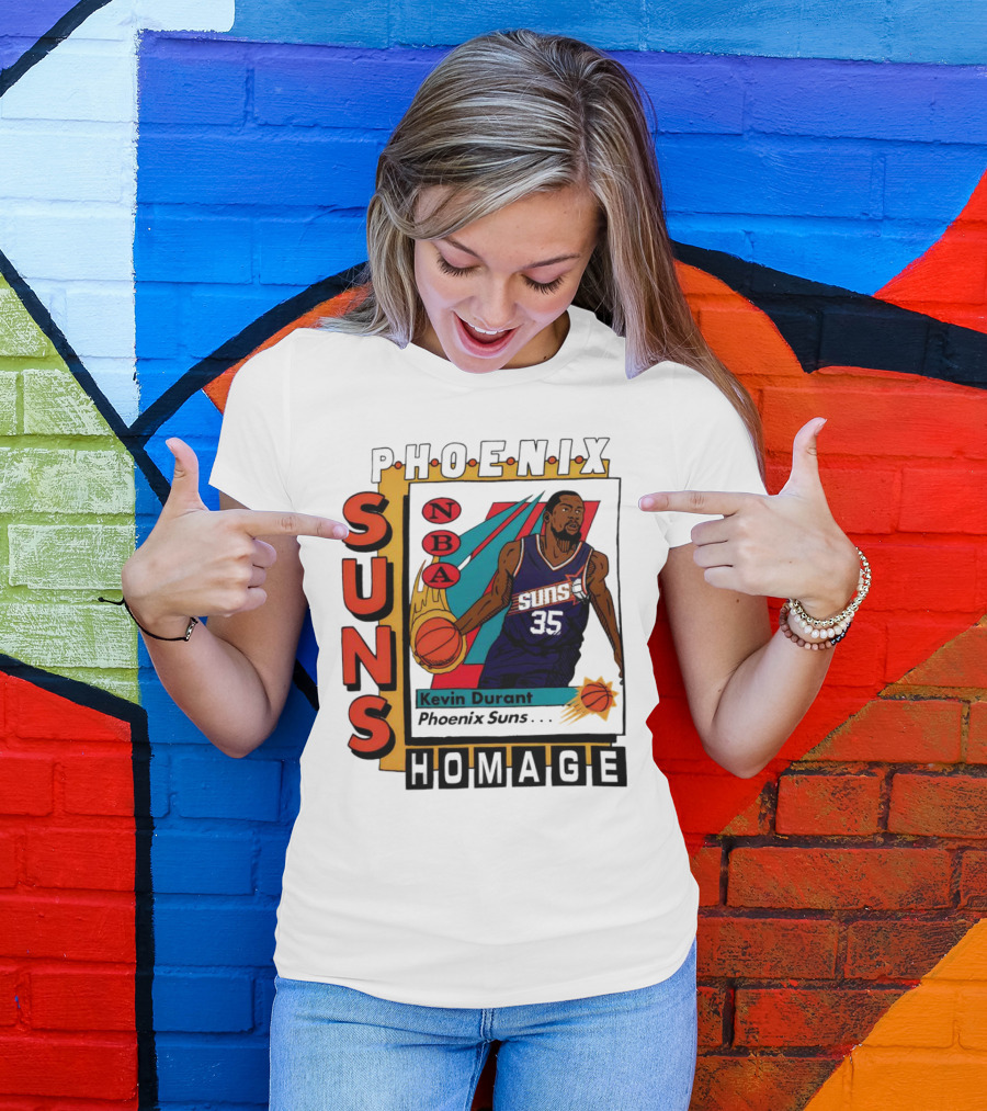 Kevin Durant Phoenix Suns NBA SkyBox Homage T-Shirt