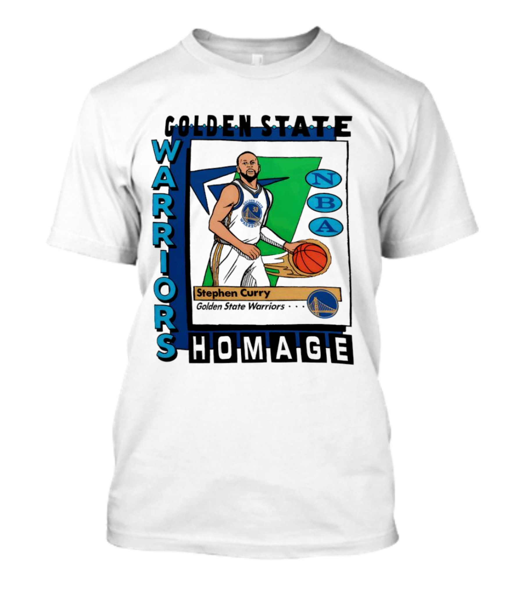 Golden State Warriors Stephen Curry NBA Homage T-Shirt