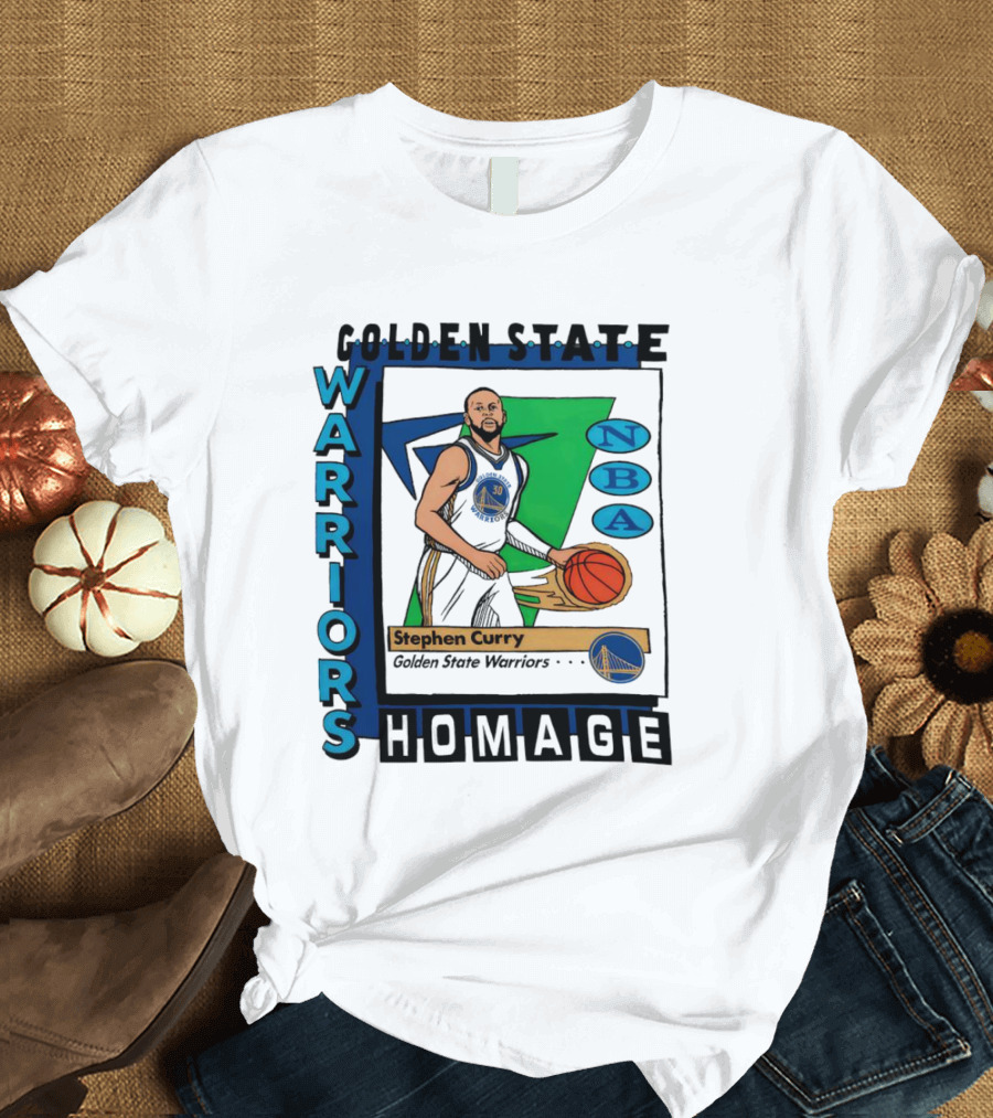 Golden State Warriors Stephen Curry NBA Homage T-Shirt