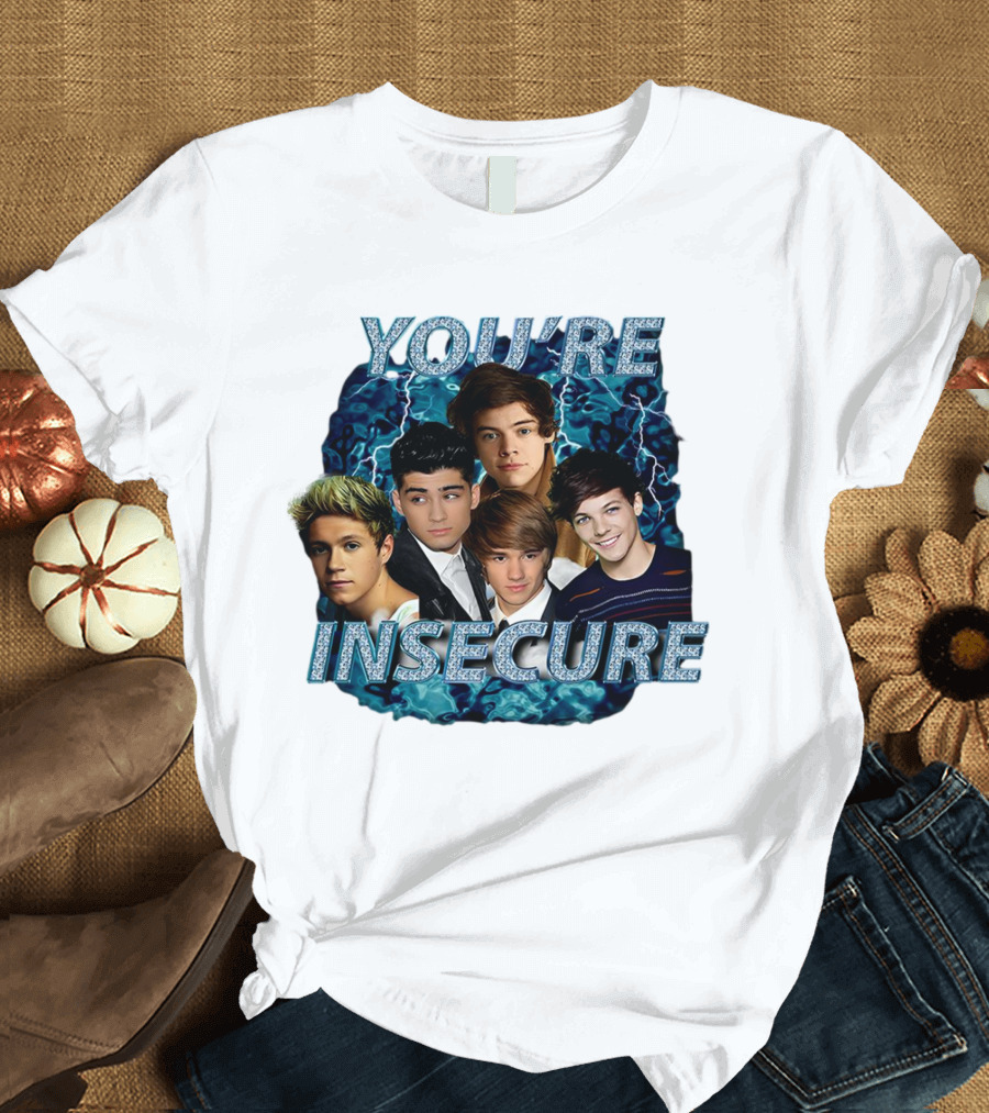 One Direction You're Insecure Lightning Band Members Collage T-Shirt