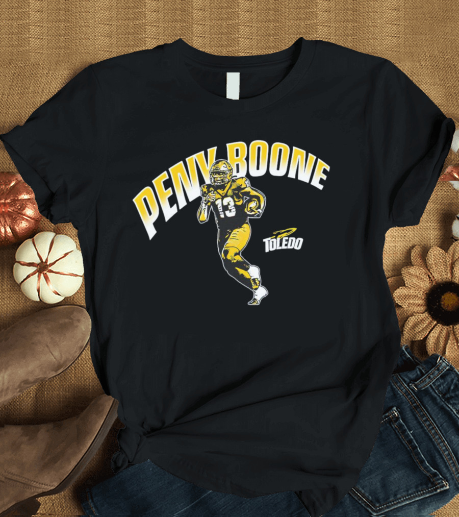 Peny Boone 13 Toledo Rockets Football T-Shirt