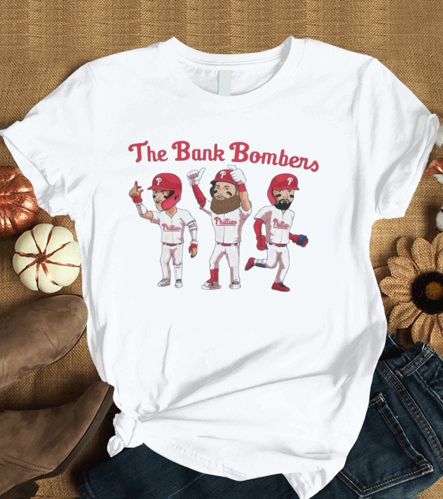 The Bank Bombers Phillies Bryce Harper T-Shirt