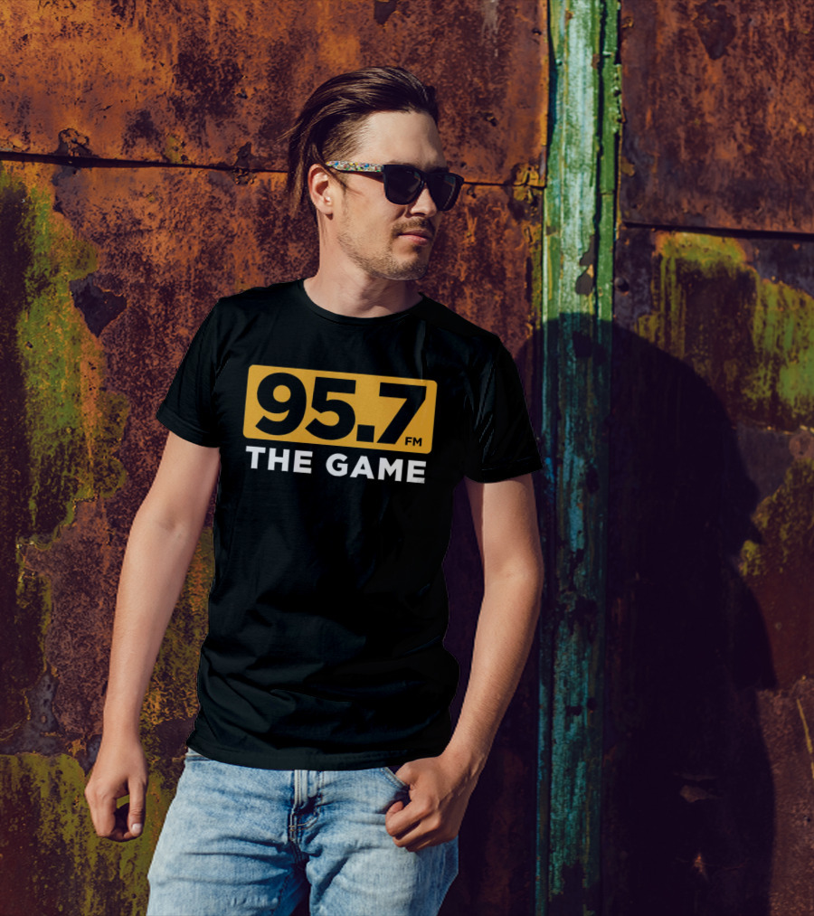 95.7 FM The Game Radio Station T-Shirt