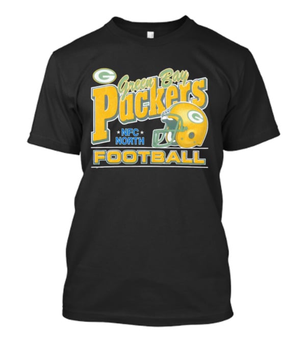 Green Bay Packers NFC North Football Helmet T-Shirt