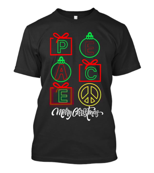 Peace Gift Ornaments Merry Christmas T-Shirt